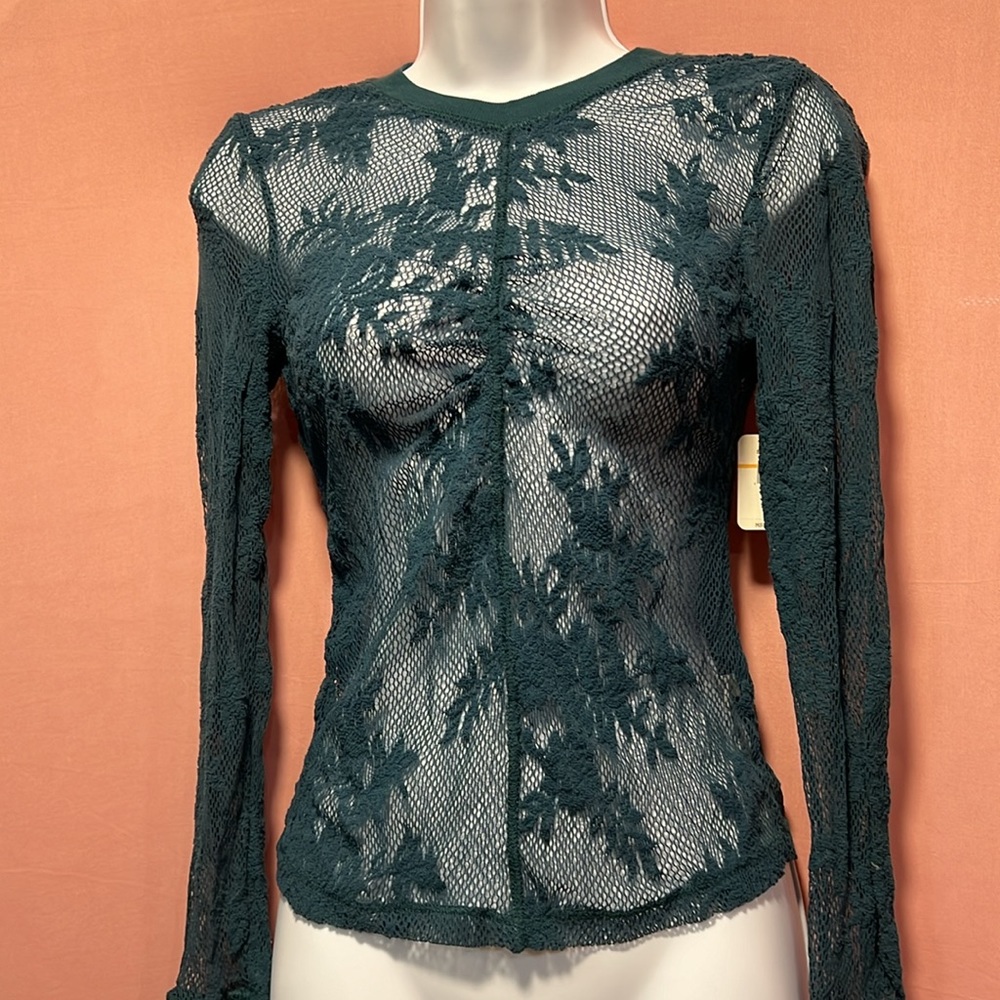 Free People see through shirt size S